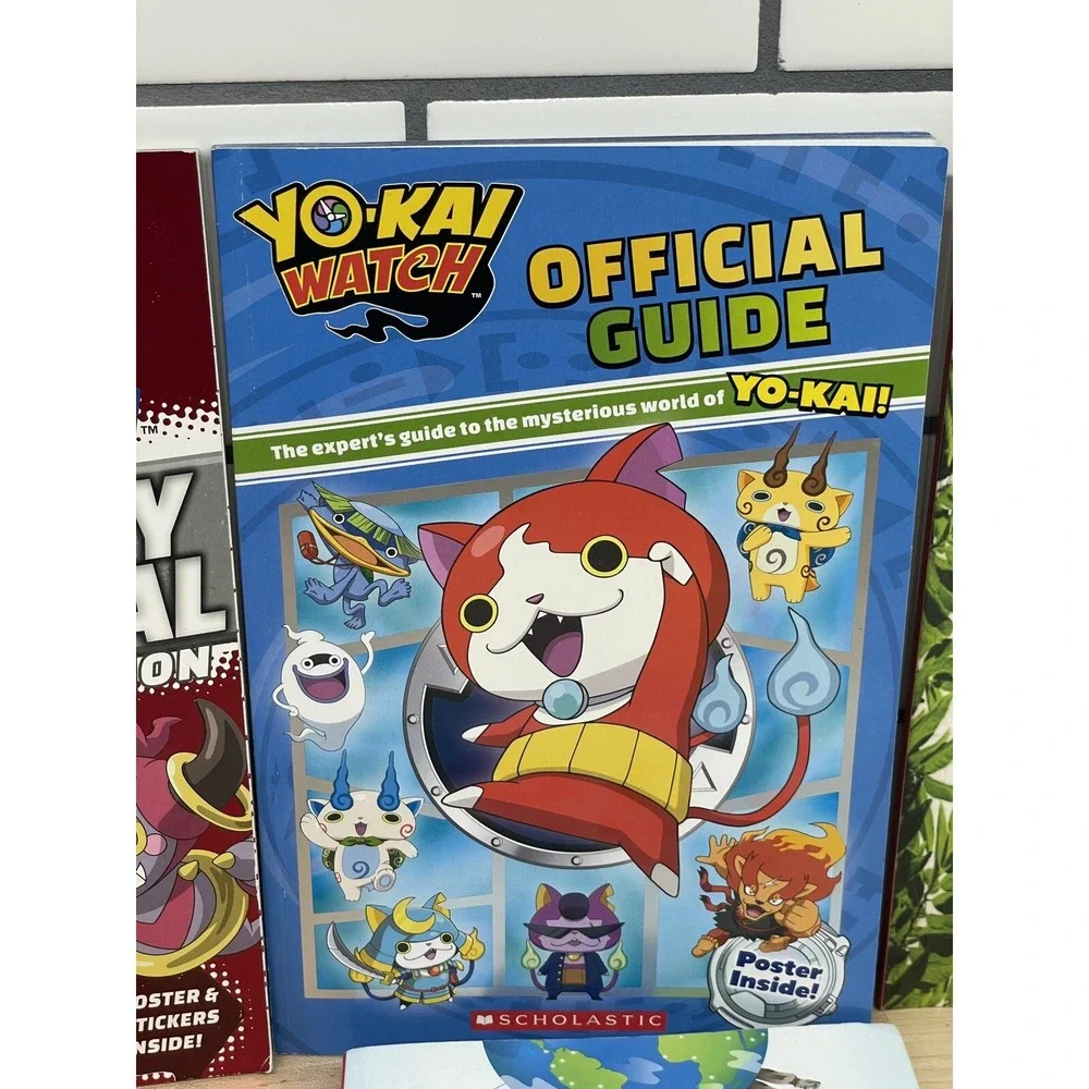 Pokemon Strategy Guide‎ Book Lot Of 8 Trackers Guide, Cookbook, Diary, Yo-Kai +